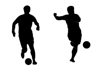 Illustration of playing soccer