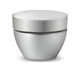 Cosmetics container. Vector illustration.
