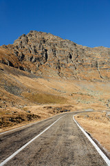 Transfagarasan road in Romania