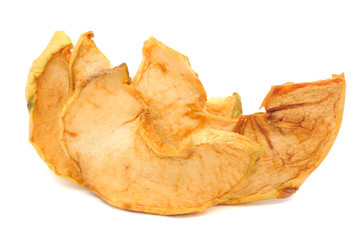 Dried Apples Isolated on White Background