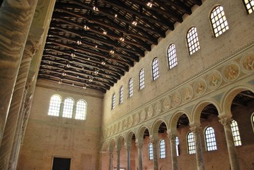 St. Apollinare in Classe church interior, Ravenna, Italy