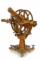 antique telescopic measuring instrument