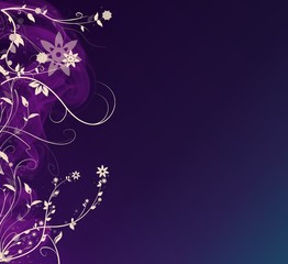 Fototapeta na wymiar purple floral