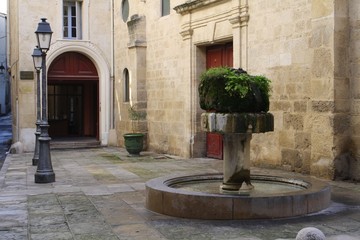 Fototapeta na wymiar Plac Henri Michel, Montpellier