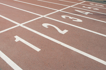 Fototapeta premium running tracks