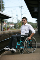 Obraz premium Handicap Gare