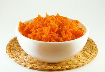 Carrots in a bowl