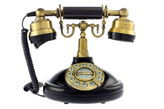 old-fashioned telephone
