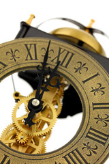 old-fashioned wall clock