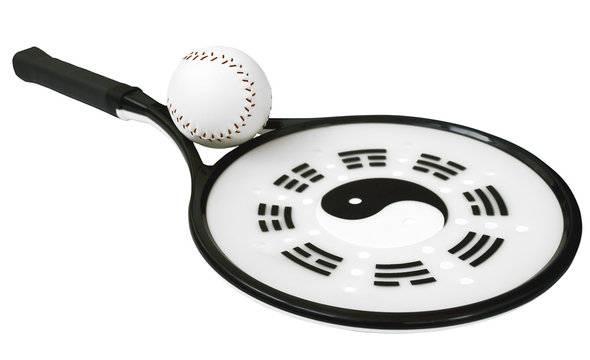 Racket and ball