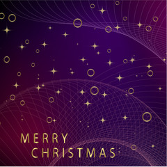 Merry christmas vector card