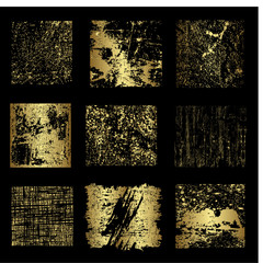 Golden frames vector