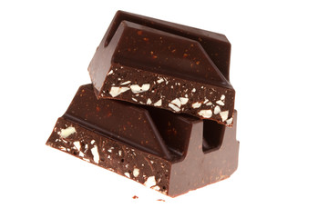 chocolate on isolated