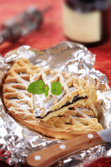 Lattice topped tart