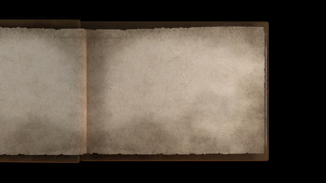 Blank vintage book isolated