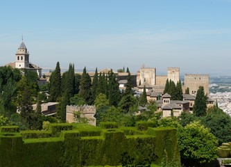 The Alhambra in Granada, Spain