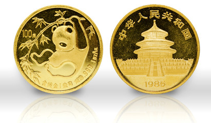 Chinese Panda Gold Coin © crafter