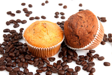 Muffin Muffins Backwaren Bäckerei Kaffeebohnen