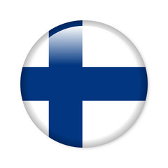 Obraz premium Finnland Button