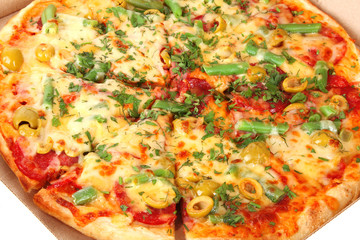 Pizza closeup
