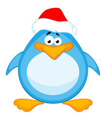 Vector cartoon penguin