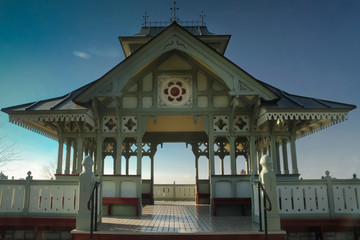 A view of the gazebo on Canada's Parliament hill
