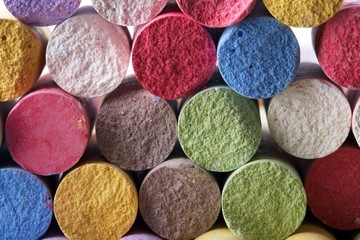 Colorful crayon