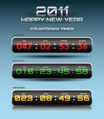 Vector countdown timer