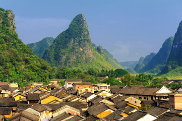 historic interest in china guangxi huangyao .