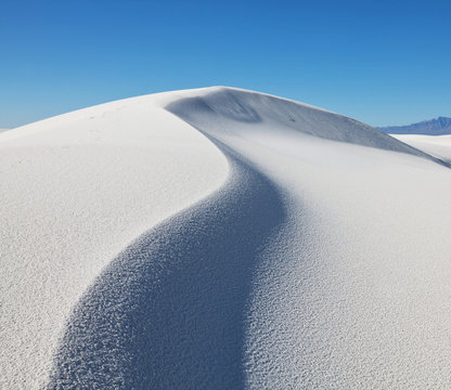 White desert in USA