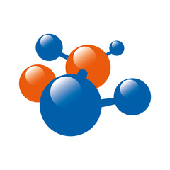 Background Blue Mollecule