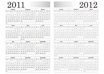 2011-2012 calendar