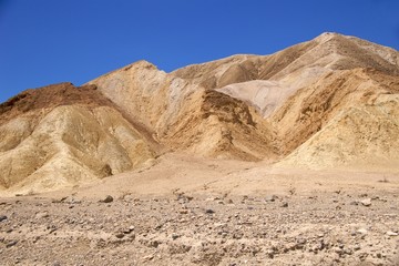 Fototapeta na wymiar Death Valley mountains near Zabriskie Point