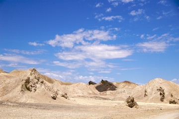 Fototapeta na wymiar Death Valley landscape near Zabriskie Point