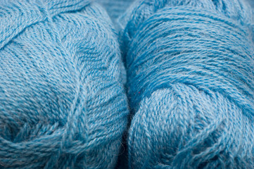 Blue wool hank