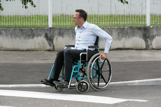 Handicap passage piéton