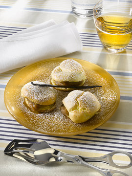 beignet &agrave; la cr&egrave;me de ch&acirc;taigne