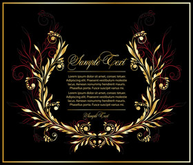 floral decorative branch