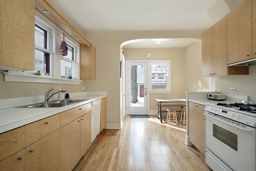 Kitchen with eating area