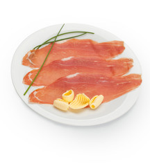 Fette di prosciutto crudo