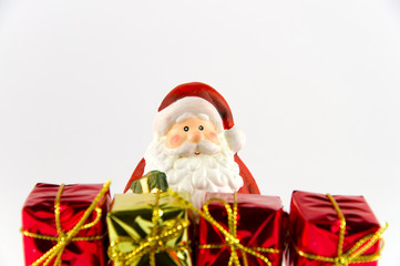 Weihnachtsmann mit Geschenken