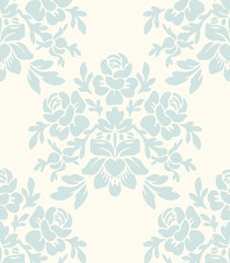 Floral vintage seamless pattern for retro wallpapers