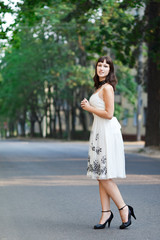 Portrait of naturally beautiful woman in her twenties