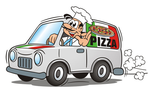 Pizza Service Van