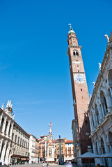 Naklejka premium Piazza dei Signori in Vicenza