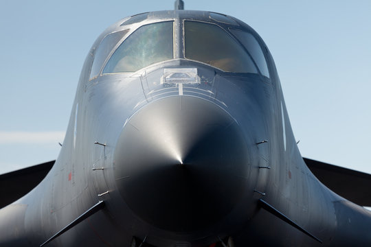American B-1 Lancer Bomber Close Up