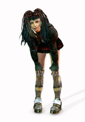 CyberPunk Girl 1-1