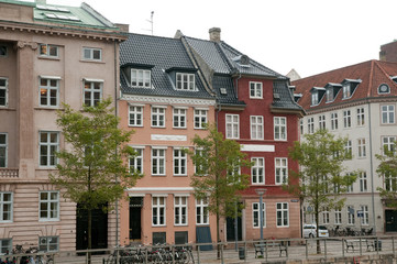 Fototapeta na wymiar Copenhagen architecture style