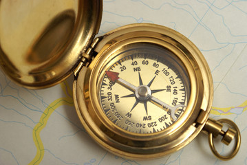 Fototapeta na wymiar Navigational Compass