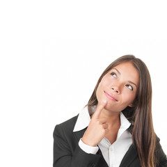 Woman thinking